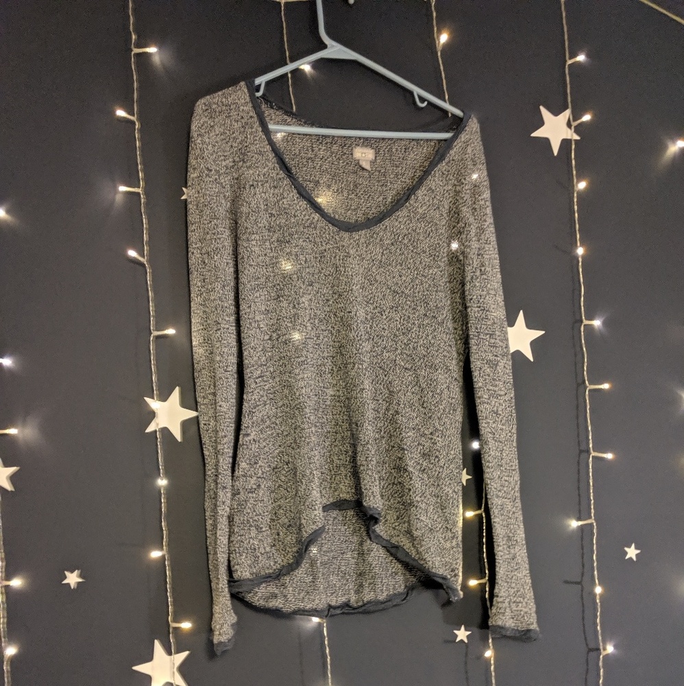 A soft lightweight sweater
